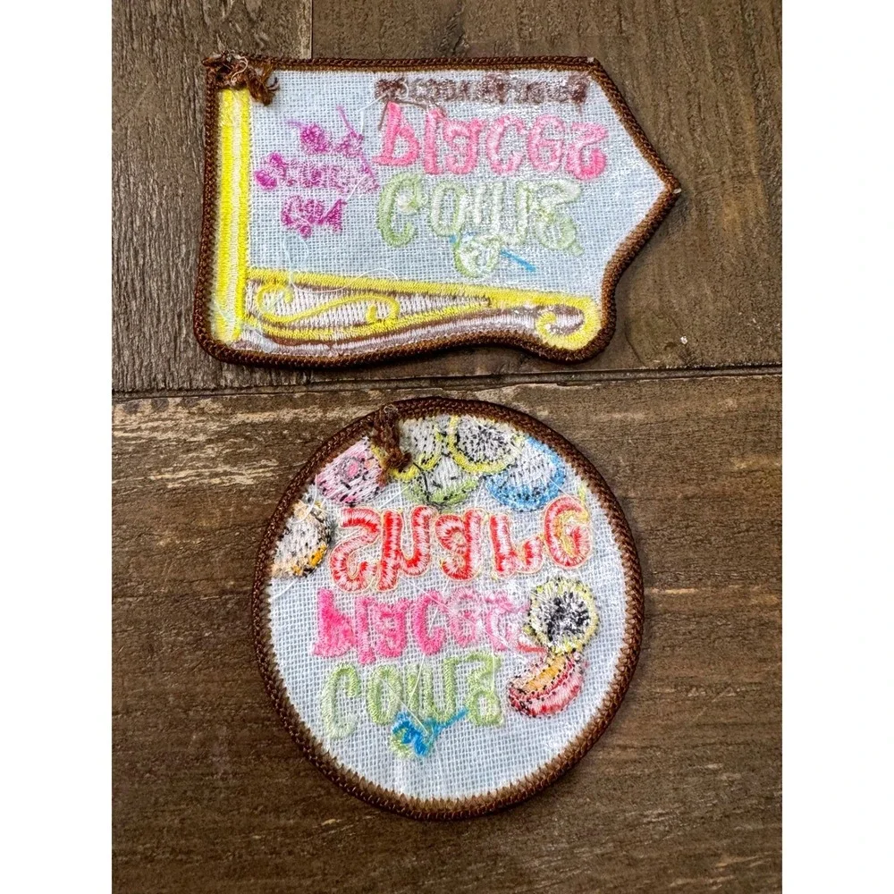Girl Scouts GS Cookies 2008-09 Going Places & Share Patch Lot of 2